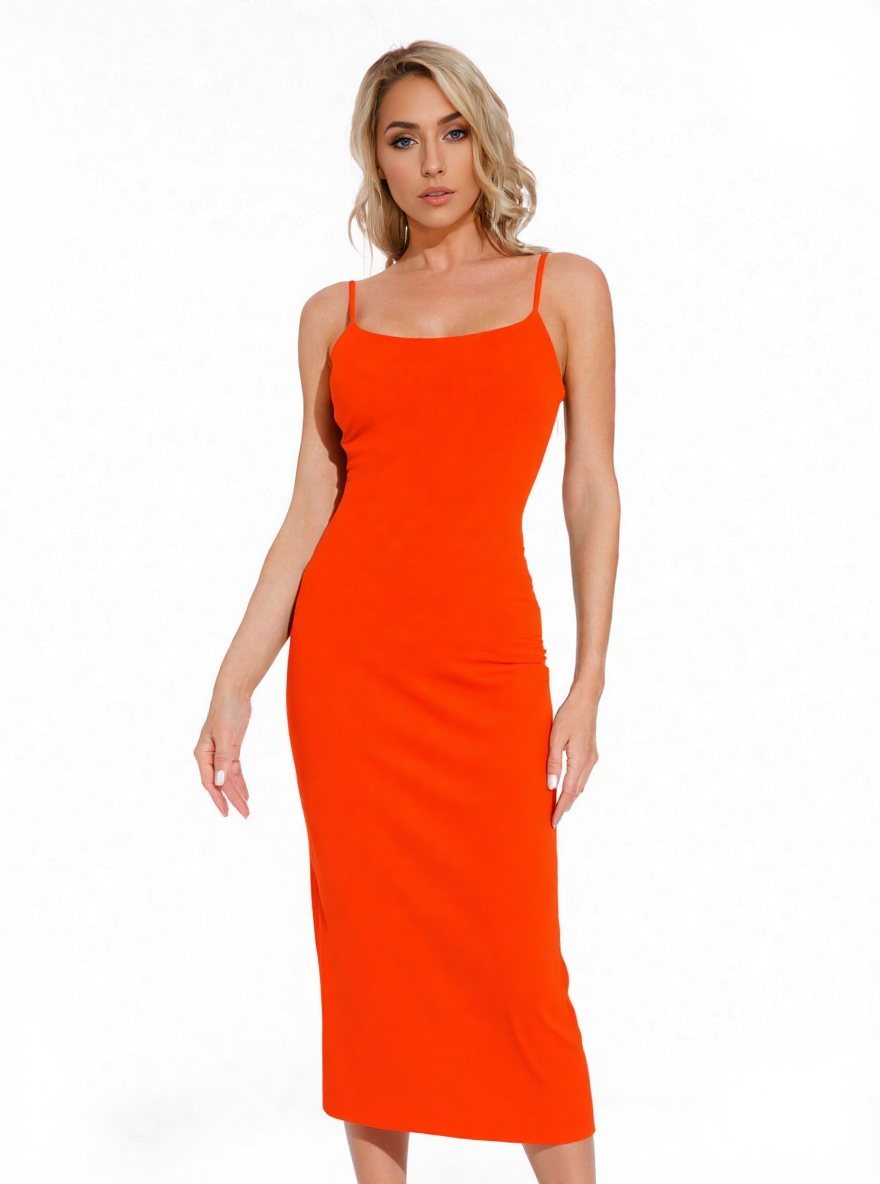 2-in-1 Shapewear Dress - Blue